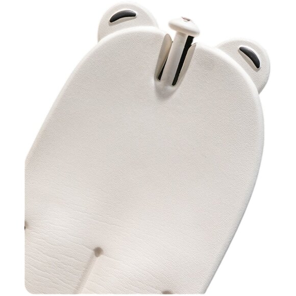 Couple'sPortable Cute Bear Flip Flops, Quick Dry Shower ~Travel Essentials~WHITE - Picture 3 of 6